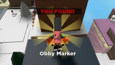 How to get OBBY MARKER in FIND THE MARKERS Roblox [ Updated 2025 ]