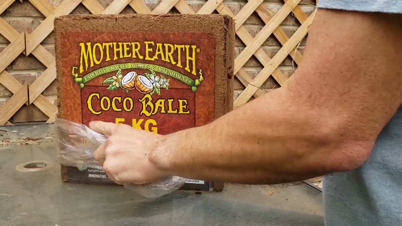 Testing Salt Levels on Mother Earth Coconut Coir