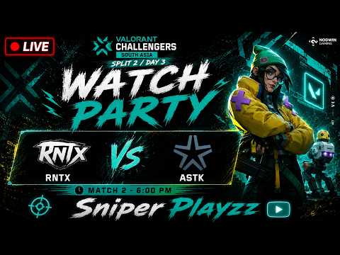 🔴[WatchParty] Watch Party + VALO Rank Grind || 🔥🔥🫶 VCSA 2026 Split 2 Day-4 (Portrait)