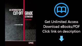 Download An Introduction to Cut-Off Grade Estimation, Second Edition PDF