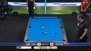 USA vs Russia ᴴᴰ 2014 World Cup of Pool Round 2 screenshot 5