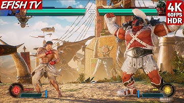 Ryu & Chun-Li vs Gladiator Red Hulk vs Gamora (Hardest AI) - Marvel vs Capcom: Infinite