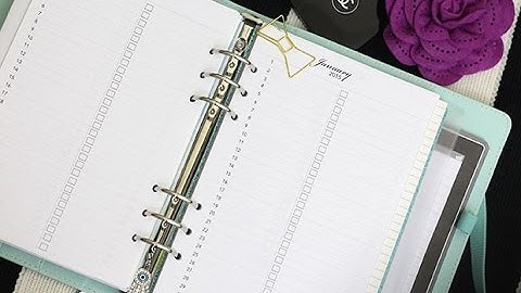 How to Print Filofax Inserts | Vlogmas Day Six