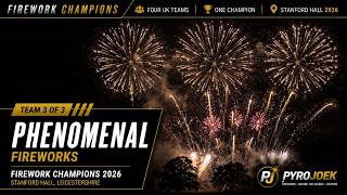 Firework Champions 2026, Team 3 Phenomenal Fireworks, Stanford Hall