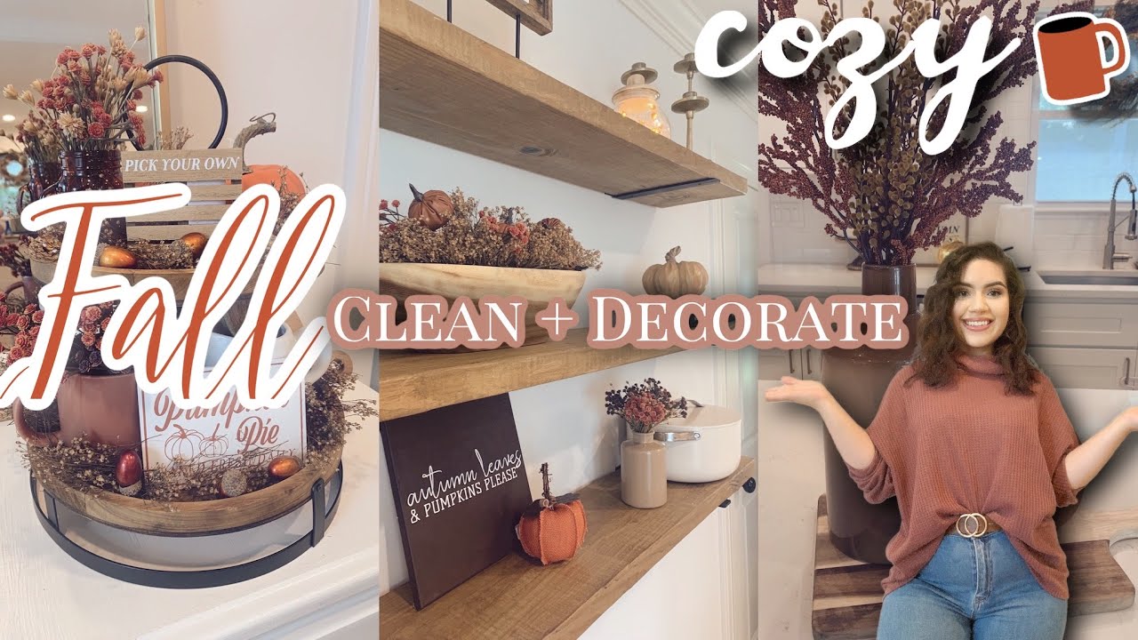 NEW FALL CLEAN + DECORATE WITH ME 2022 🍁 |  FALL DECORATING IDEAS