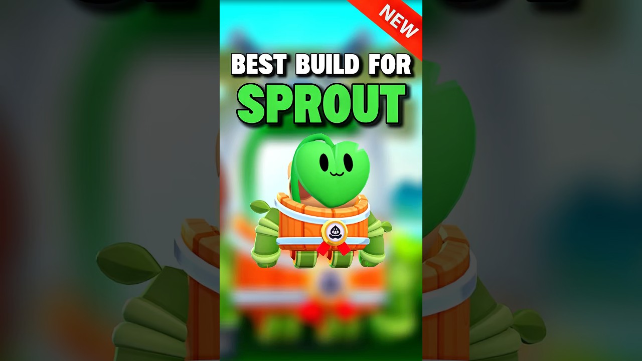 BEST Sprout Build in Brawl Stars😨La Mejor Build de Sprout