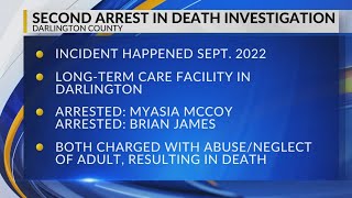 2nd Darlington County long-term care facility employee arrested after resident’s September death