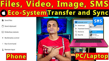 Transfer Files, Photos, Videos, Text, Links, SMS Between Phone and PC Using KDE Connect | In Hindi