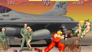 Street Fighter II - Champion Editi MAME Gameplay video Snapshot -Rom name sf2red-