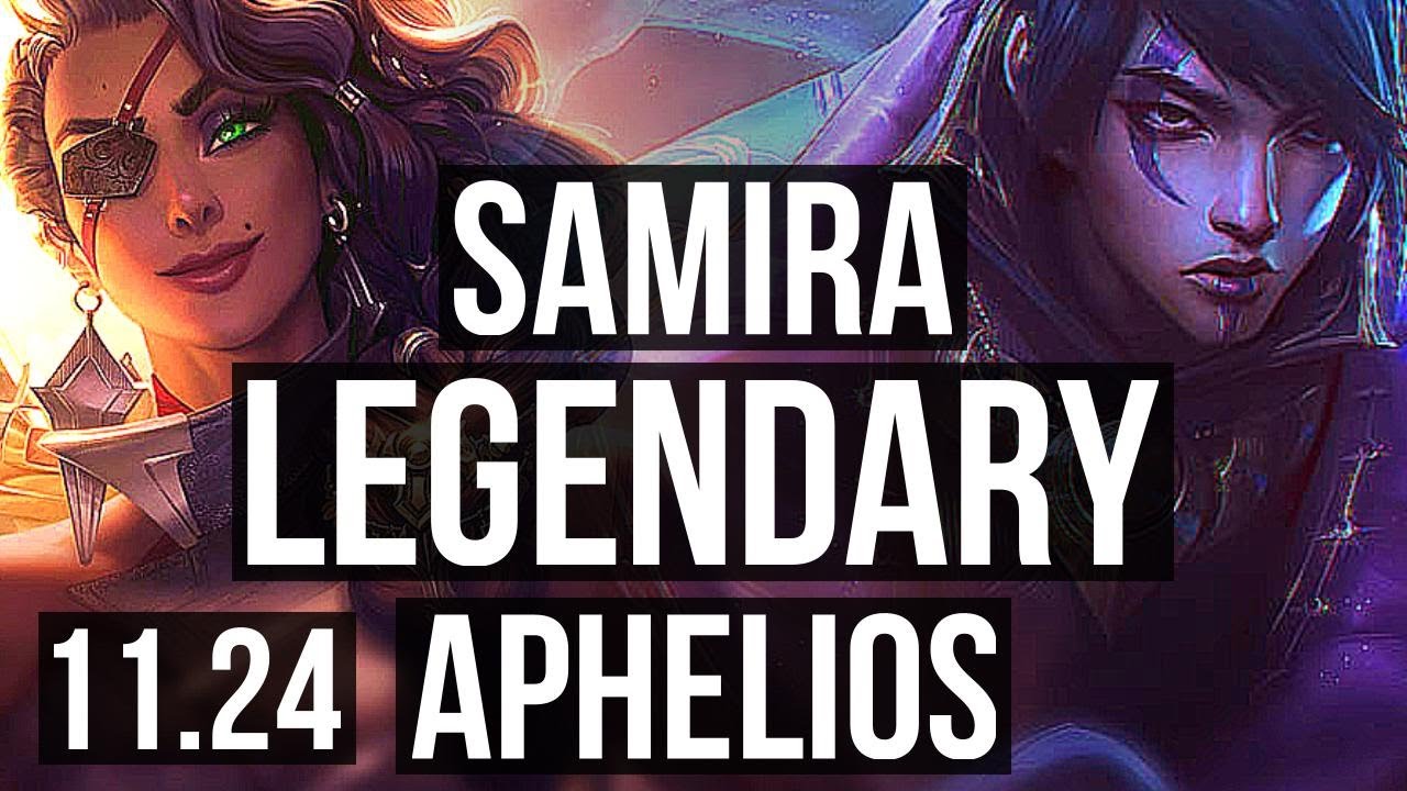 SAMIRA & Nautilus vs APHELIOS & Alistar (ADC) | Quadra, 68% winrate | KR Challenger | 11.24