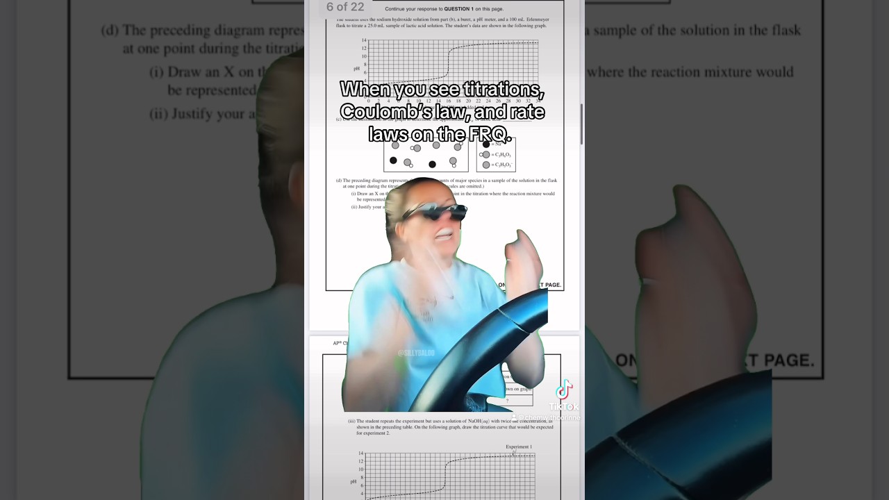 Did the AP chem exam leave you feeling cooked?  