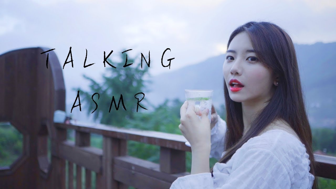 ASMR Talking outside after the rain(about daily life)suna asmr