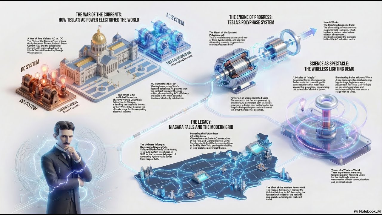 Электрическое противостояние Теслы: как Никола Тесла выиграл войну токов | Глава 11
