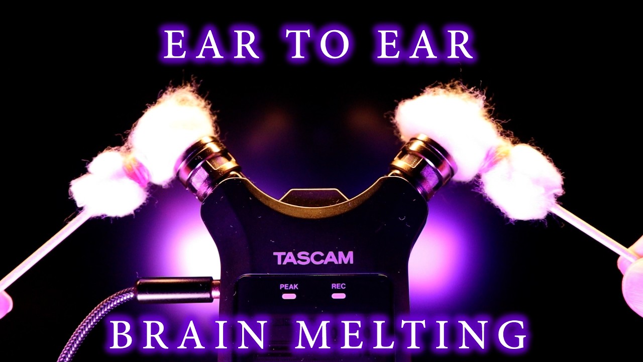 Brain MELTING ASMR & Brain Scratching Ear to Ear Tingle Overload for FORCED SLEEP / No Talking🎧️😪💤