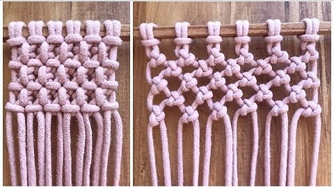 2 stunning Macramé Knots You NEED to Learn!Handmade Art Tutorial (part 39)