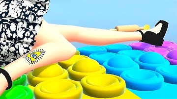 SATISFYING Game - ASMR Tippy Toe (Levels 138-150)