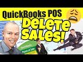 Quickbooks pos delete sales history  delete receipts and sales history quickbooks point of sale