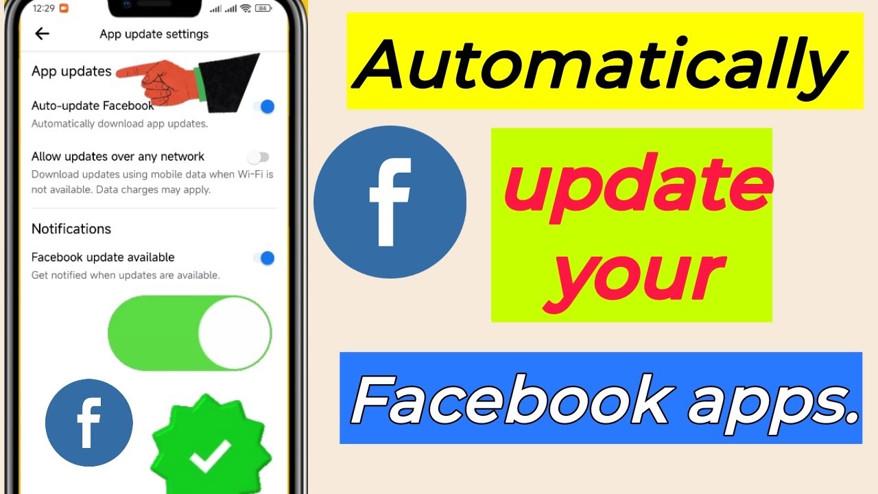 How to automatically update your Facebook apps.Update Facebook apps ...