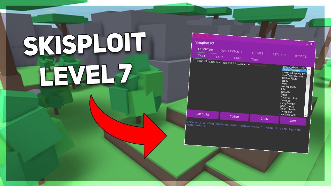 ROBLOX EXPLOIT CHRYSPLOIT 2018 LEVEL 7 LUA C SCRIPT EXECUTOR STILL