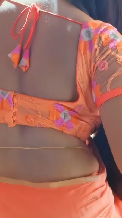 anupamaparameswaran hot saree 🥶anupamaparameswaran with orange saree 🥰#shorts #short