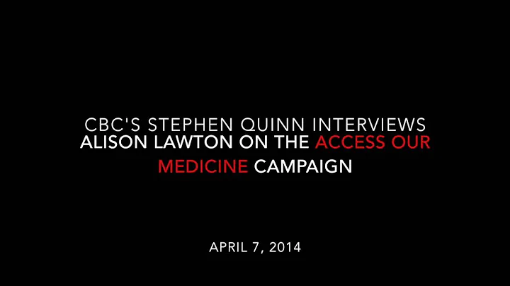 CBC Interview with Alison Lawton for Launch of Acc...