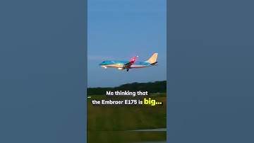 Embraer E175 VS Boeing 747 Size Comparison