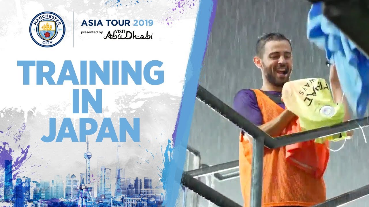 raheem sterling salary RAIN SOAKED TRAINING SESSION | JAPAN TRAINING | ASIA TOUR