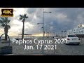 🇨🇾 Jan.17 2021 | Paphos Cyprus | Kato Paphos to Yeroskipou | 4K 🚗