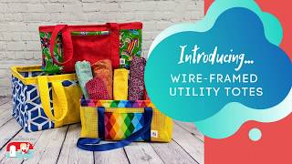 Fat Quarter Gypsy - Wire-Framed Utility Totes
