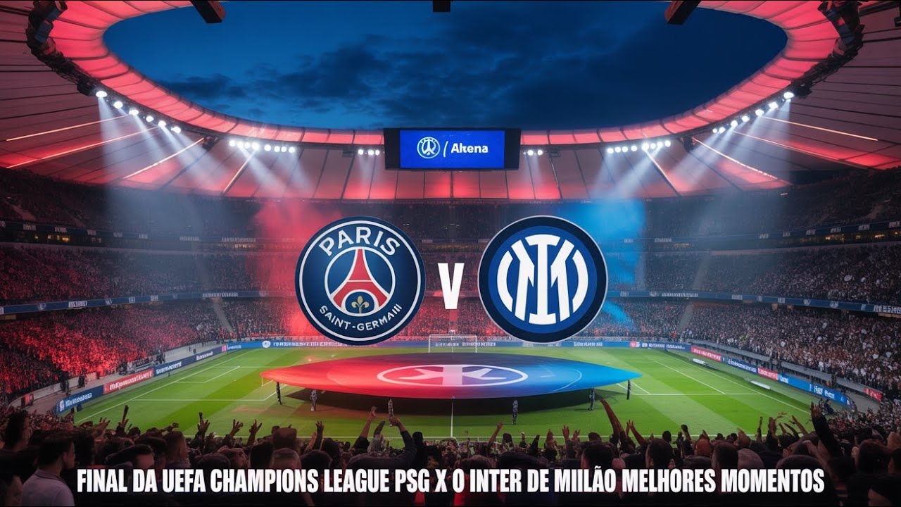 FINAL DA UEFA CHAMPIONS LEAGUE PSG 5 X 0 INTER DE MILÃO MELHORES ...