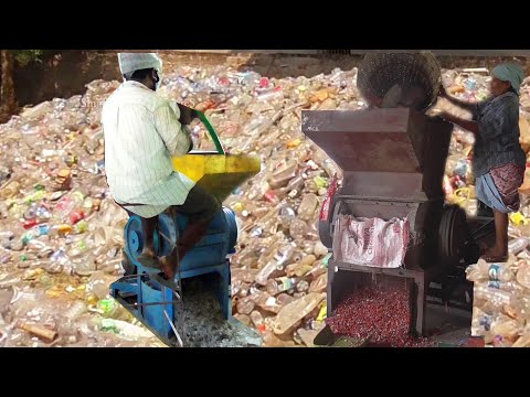 Waste Plastic Crushing Machine Recycling Process Unit in Small Scale