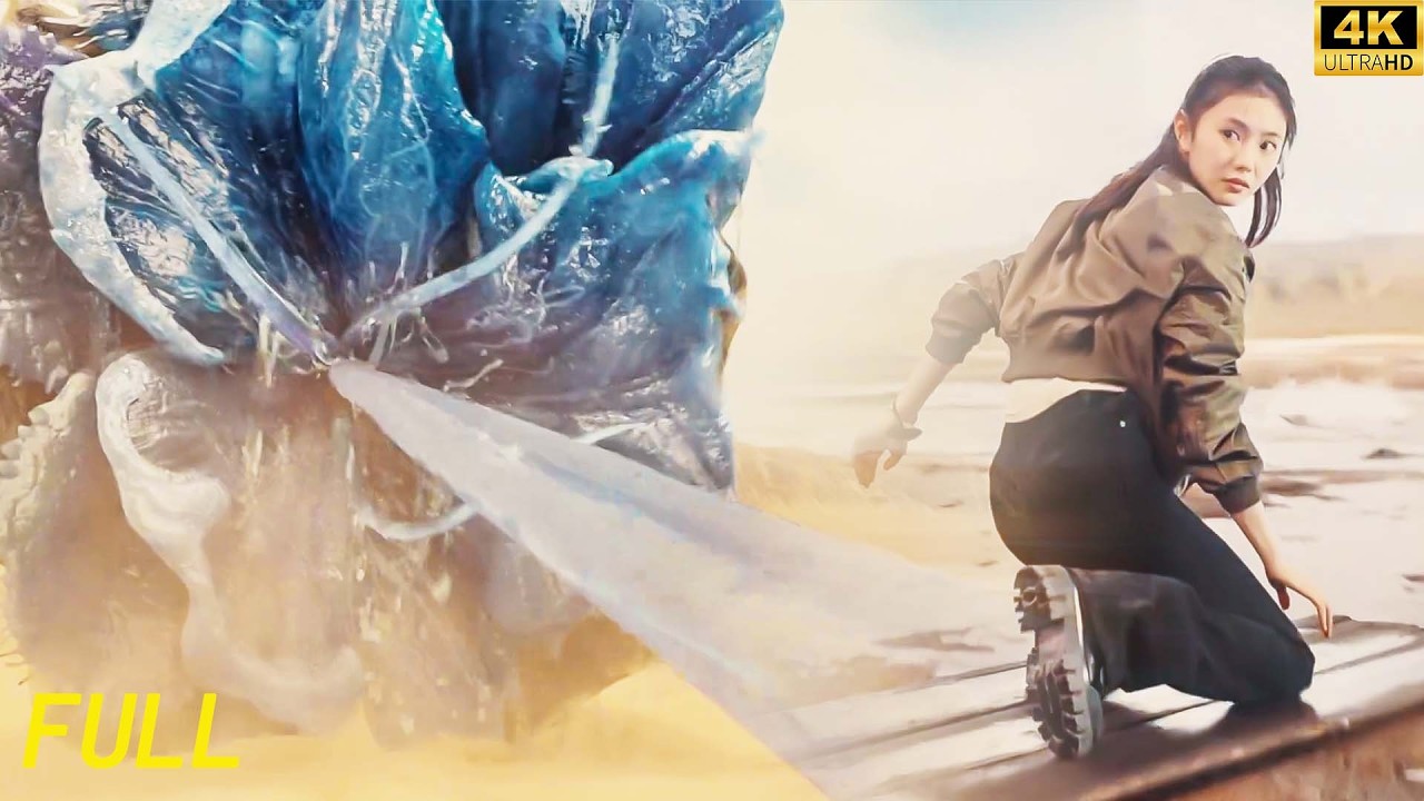 【2026爆燃動作片】食人巨怪欲吃掉美女，豈料美女身手了得，僅用三招將巨怪反殺！#drama #功夫 #战斗