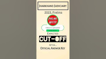 Jharkhand Judiciary Civil Judge 2023 Prelims Expected CUT-OF F #jharkhandjudiciary #jpsc