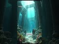 Atlantis🌊 The Sunken Civilization Beneath the Waves#history #facts #shorts