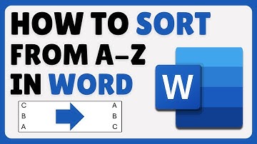 How To Alphabetize In Microsoft Word (2025)