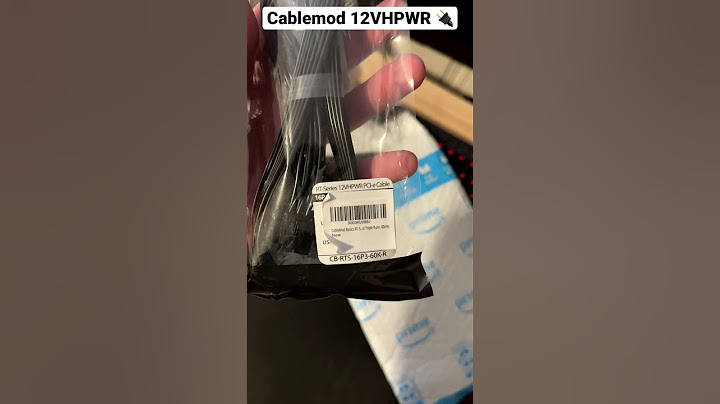 Cablemod 12VHPWR for RTX 4080FE