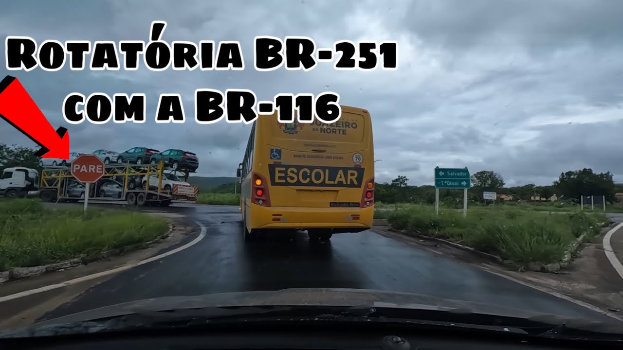 Ligação da BR-122 com a BR-251. Nesse vídeo mostro a ligação de duas i