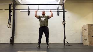 Touch & Go Push Presses + Touch & Go Push Jerks