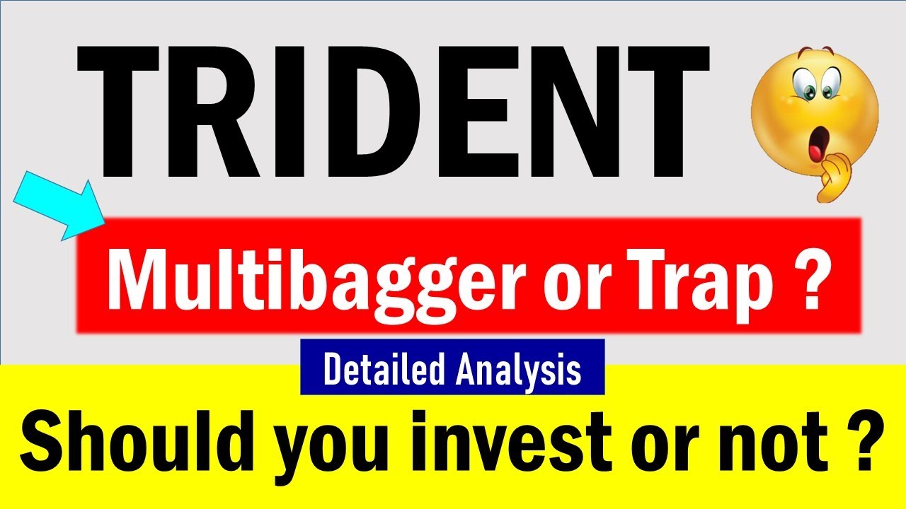 😱Trident share multibagger or trap ? Trident share detailed analysis | why trident share is falling