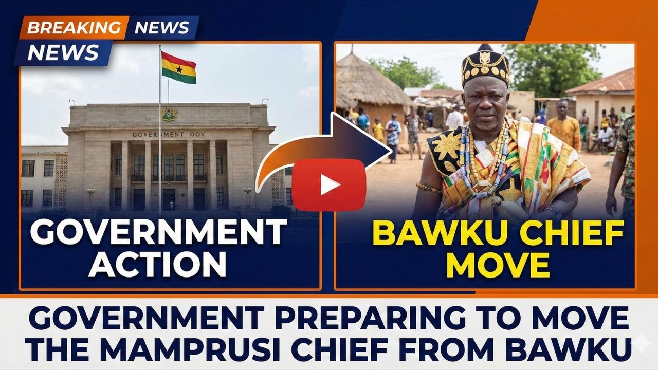 Government preparing to move the Mamprusi chief from Bawku - YouTube