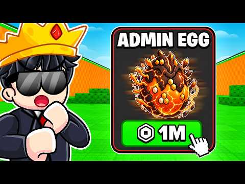 I Obtained ADMIN EGG in Steal an EGG Roblox!
