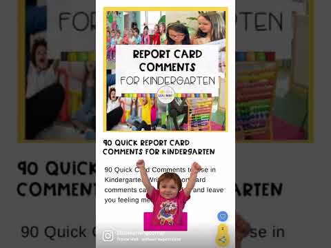 What Does M Mean On A Kindergarten Report Card