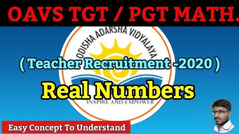 OAVS TGT MATHEMATICS | REAL NUMBER FULL CONCEPT TGT MATHEMATICS Part-1