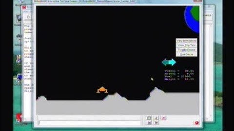 Writing Video Games with RobotBASIC