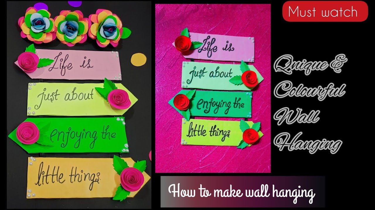 How To Make A Unique Wall Hanging Unique Colourful Wall Hanging how-to-make-a-unique-wall-hanging-unique-colourful-wall-hanging