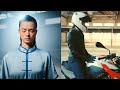Wushu Girl As A Rider | Girl lean to ride a BMW bike