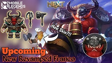 UPCOMING NEW FRANCO REVAMP! | MASTER CHIEF SKIN REVAMP | PROJECT NEXT PHASE 4 | MLBB