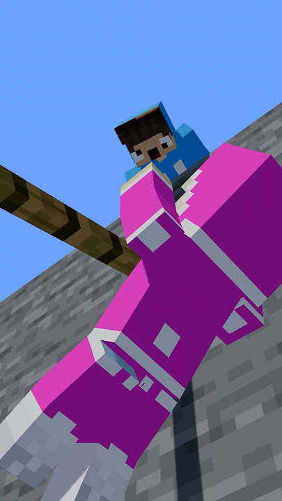 TOLONG MIPAN YANG JATUH KE DALAM LAVA DI MINECRAFT!