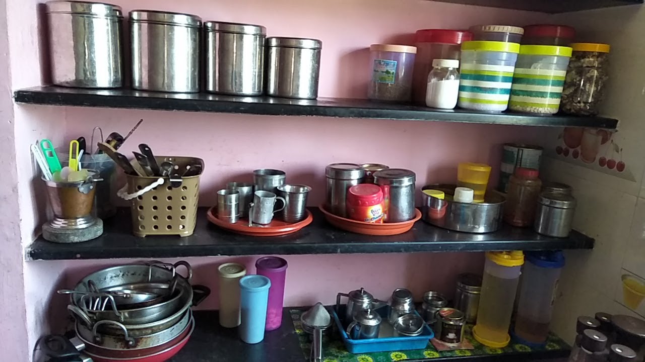 Kitchen tour Part 2 | My simple Organized Kitchen - YouTube