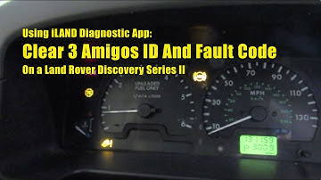 Using iLand App - Land Rover - 3 Amigos ID & Fault Clear | Atlantic British Presents